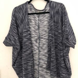 Loose open front cardigan